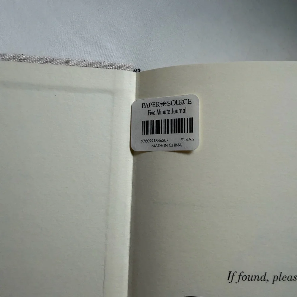 Paper Source hardcover Five-Minute Journal